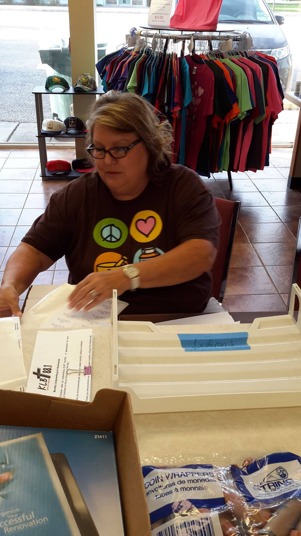 VOLUNTEERS BAZAAR PREP — 1